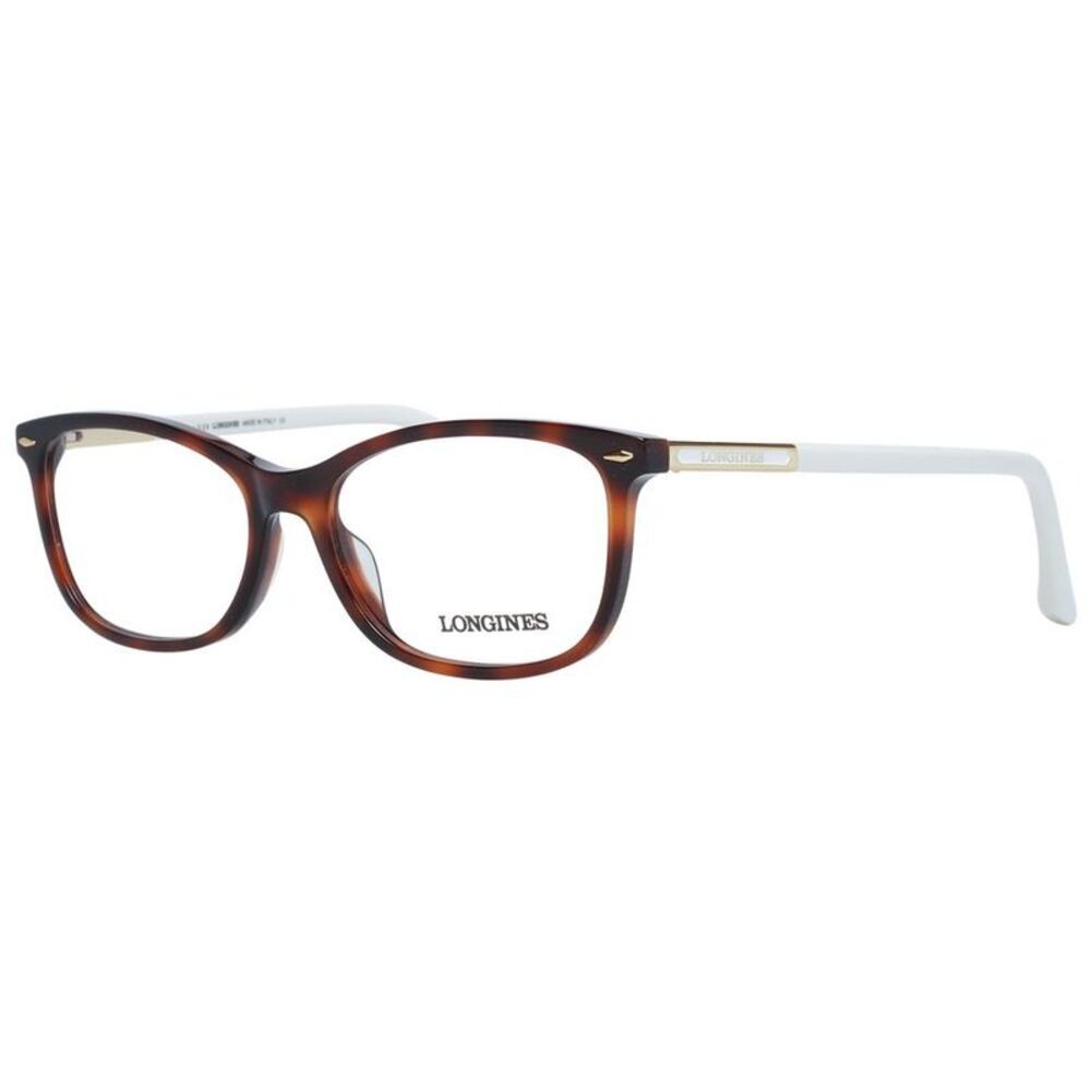 Longines Brown Acetate Glasses Women's (Frames)